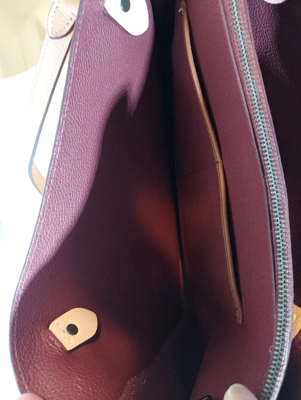 Coach Tyler Carryall Leather Tote Shoulder Bag Blush Pink Peach